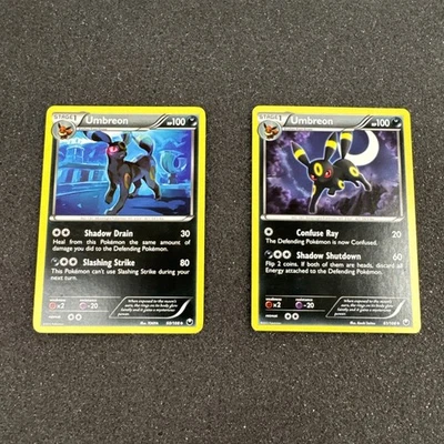 Umbreon 60/108 & 61/108 Dark Explorers Regular Pokemon Cards - Image 1 of 2