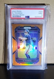 2022 Panini Prizm #223 Eli Manning Orange Prizm /249 PSA 9 - Picture 1 of 3