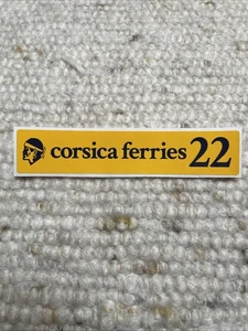 Corsica Ferries 2022 NEU Orig Aufkleber Italien Fähre Sardinien Korsika Sticker - Bild 1 von 3