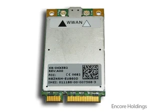 Dell Wireless (Novatel NVWE725) 5520 Mini-PCI Express WWAN Card - KX582 - Picture 1 of 1