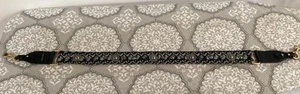 Christian Dior Dior Oblique Embroidery Shoulder strap blue Black - Picture 1 of 11