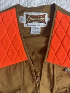 Gamehide Hunting Vest Mens L  24 Slots Back Game Bag Cargo Pockets Hunter Orange - Picture 1 of 22