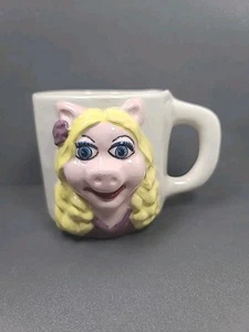 Vintage Ms. Piggy Rosa Kaffeebecher Peggy Signiert - Bild 1 von 8