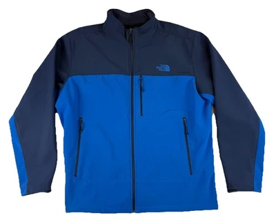 Chaqueta The North Face Apex Bionic Windwall para hombre talla XXL cremallera completa azul Foto 1 de 4
