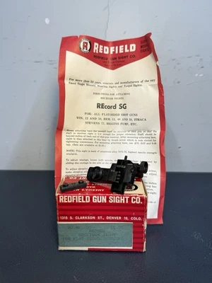Redfield Receiver Sight RE-SG For Flat Aided Shotguns Peep Sight Used As Shown - Image 1 of 4