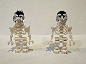 LEGO Akator Skeleton Indiana Jones minifigure 7627 Temple Crystal Skull - x2