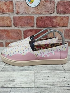TOMS x Randy's Sprinkle Donuts Slip On Shoes Women's Size 8 Casual Fun Print - Picture 1 of 9