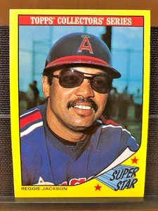 1986 Topps Woolworth Super Stars Collectors' Series Reggie Jackson #15 Angels - Picture 1 of 9