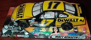 HOT WHEELS JUSTICE LEAGUE 1:24 NASCAR MATT KENSETH #17 DeWALT 2004 FORD TAURUS! - Picture 1 of 5
