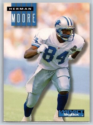 1994 SkyBox Impact Herman Moore Detroit Lions #79 - Image 1 of 2
