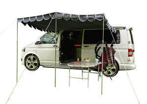 Campervan Awning Canopy OLPRO Retro Sun Shade - Charcoal