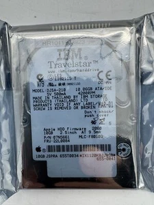 HDD 2.5'',10gb,mlc f80109,jun01,07n5661,22l0084,fw apple 2000,655-0841 - Picture 1 of 1