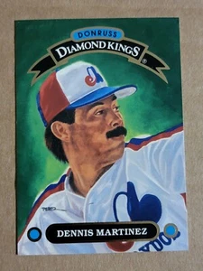 Dennis Martinez 1992 Donruss Diamond Kings Baseball Card NM/MT DK-24 - Picture 1 of 10