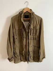 YMC Military Field Jacket Mens Size S Khaki Waxed cotton APC Supreme Kith Jcrew - Picture 1 of 7