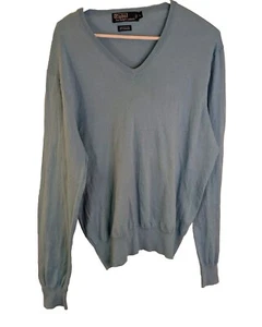 Polo Ralph Lauren, Herren Pullover aus Baumwoll- und Kaschmirmischung, blau, Gr. L - Bild 1 von 3