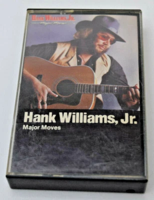 HANK WILLIAMS JR MAJOR MOVES CASSETTE TAPE - Image 1 of 4