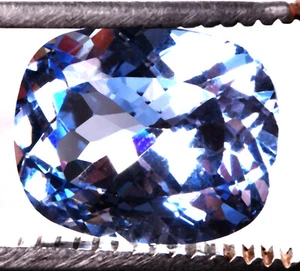 10.85 Cts. Natural Neon Blue Grandidierite Cushion Shape Certified Gemstone - Picture 1 of 4
