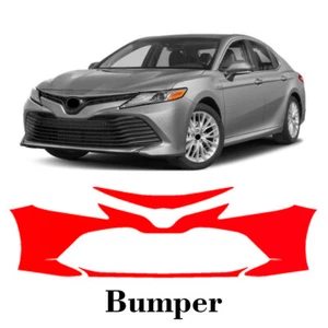 Front bumper PreCut PPF Paint Protection Film For Toyota Camry 2018-2020 - Picture 1 of 8
