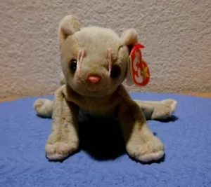 TY Beanie Baby SCAT Kitten Beanie Baby 1999 etichetta altalena errore Gasport - Foto 1 di 11