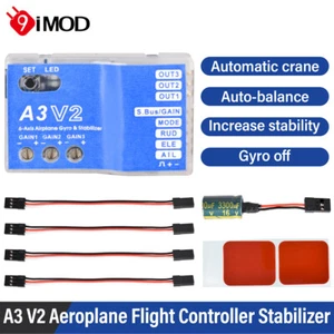 RC 3Axis Gyro A3 V2 Aeroplane Flight Controller Hover for RC Airplane Drone - Picture 1 of 22
