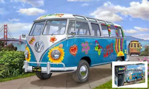 Coche Kit De Montaje Auto Revell VW T1 SAMBA BUS 1:24 Miniaturas - Imagen 1 de 1