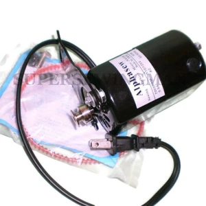 Heimnähmaschinenmotor 0,9 Ampere Motor mit Riemen und Kohlebürsten - Bild 1 von 3