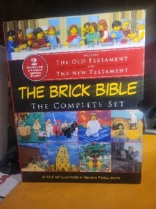 LEGO Brick Bible Old & New Testaments Limited Edition Poster Slipcover Complete - Picture 1 of 7