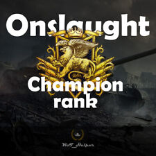 WoT l World of Tanks  l Onslaught - Champion rank l Azure Pegasus l All servers