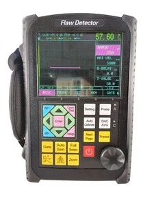 Tragbarer Ultraschall Fehlerdetektor mit Reichweite 0 ~ 10000 mm Schallgeschwindigkeit 1000 ~ 15000 m/s - Bild 1 von 19