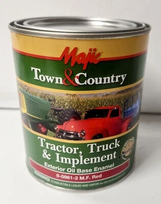 Эмалированная красная краска на одну четверть для трактора и инструмента Massey Ferguson - Изображение 1 из 4