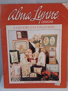 Alma Lynne Country Cat collection Counted Cross Stitch Graph Book - Picture 1 of 1