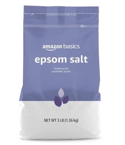 Epsom Salt Soaking Aid, Lavender Scented, 3 Pound, 1 Pack - Picture 1 of 4