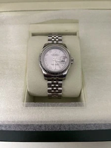 Rolex Lady-Datejust Ref 179174 Rhodium Dial, Jubilee Bracelet with Fluted Bezel - Picture 1 of 11