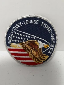 Space Shuttle Astronaut Engle Covey Lounge Fisher VanHoften Patch USA Eagle NASA - Picture 1 of 2