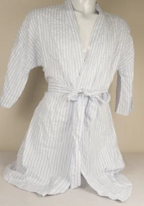 Ladies size 10-12 ANKO Srsker Kimono Striped Dressing Gown Pjs Sleep - *NEW* - Foto 1 di 5