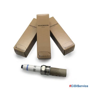 Kit 3 Candele Accensione Originali VW Seat Skoda UP Mii Citigo 1.0 44_55 Kw - Imagen 1 de 5
