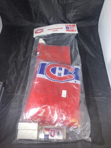 Montreal Canadiens Fan Kit Includes Scarf, Car Flag, Reusable Bag, Face Paint Cover