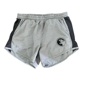 Under Armour Women’s HeatGear Running Shorts Gray S Strath Haven Panthers - Picture 1 of 4
