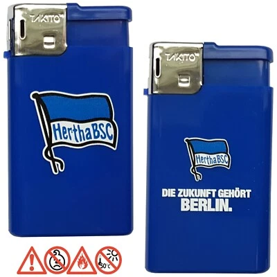 Feuerzeug Hertha BSC Berlin Slim Gasfeuerzeug Die Zukunft gehört Berlin BSC 1892