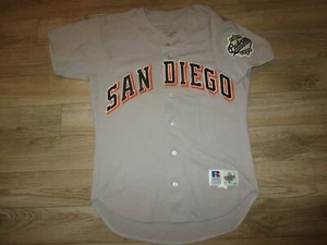 Eric Owens 1999 San Diego Padres Team Game Baseball MLB Jersey 44 AUTO Signed - Picture 1 of 7
