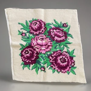 Rose floreali a punta di ago 17x17 rifinite vintage - Foto 1 di 8