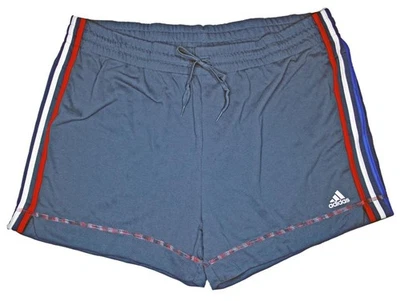 Pantalones Cortos Deportivos Adidas Para Mujer 3X 3XL Essentials Calce Regular Ropa Activa Azul NUEVO Foto 1 de 4