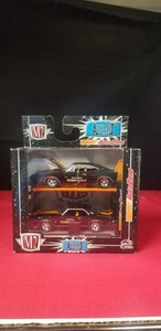 M2 Machines Auto Zone AUTO-LIFT Special Edition 1969 Camaro/1969 Charger - Picture 1 of 4