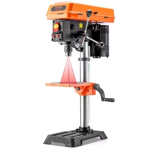 Drill Press Variable Speed Laser 1/2 Chuck Bench Top Base Cast Iron Shop Tool - Picture 1 of 10