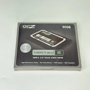 New Sealed OCZ Vertex 2 90GB 2.5" SATA II SSD – OCZSSD2-2VTXE90G - Afbeelding 1 van 7
