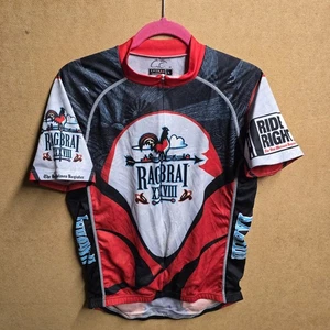 Primal Ragbrai XXXVIII Red Rooster Bike Cycling Jersey Mens Large - Picture 1 of 5