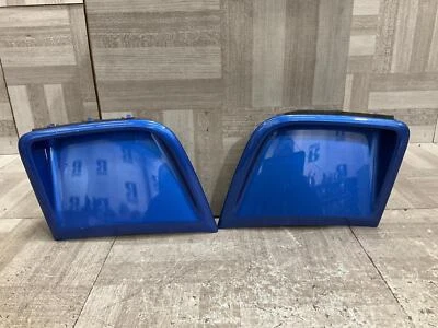 2014 Subaru Impreza Left And Right Front Bumper Side Garnishes Blue 02c OEM Part Foto 1 de 4