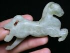 9cm China Old Green Jade Zodiac Year Animal Horse Tang Horses Amulet Pendant