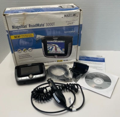 Magellan RoadMate Road Mate 3000T Car GPS Receiver- Working AS-IS - Image 1 of 4
