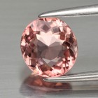 AAA NATURAL TOURMALINE-TORMALINA CT 1.21 PINK ORANGE OVAL CUT ORIGIN MOZAMBIQUE 